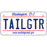 Tailgtr Washington DC Novelty Metal License Plate 6" x 3" (BP)