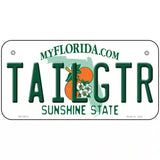 Tailgtr Florida Novelty Metal License Plate 6" x 3" (BP)