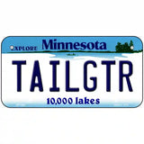 Tailgtr Minnesota Novelty Metal License Plate 6" x 3" (BP)