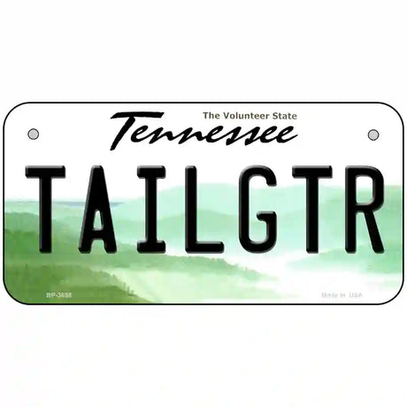 Tailgtr Tennessee Novelty Metal License Plate 6" x 3" (BP)