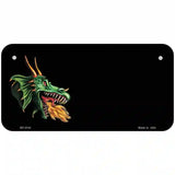 Dragon Offset Customizable Metal Novelty License Plate 6" x 3" (BP)