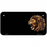 Lion Head Offset Metal Novelty License Plate 6" x 3" (BP)