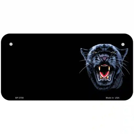 Panther Offset Metal Novelty License Plate 6" x 3" (BP)