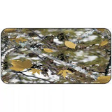 Real Leaf Camouflage Metal Novelty License Plate 6" x 3" (BP)