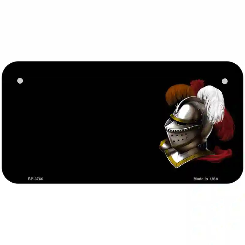 Armor Offset Metal Novelty License Plate 6" x 3" (BP)