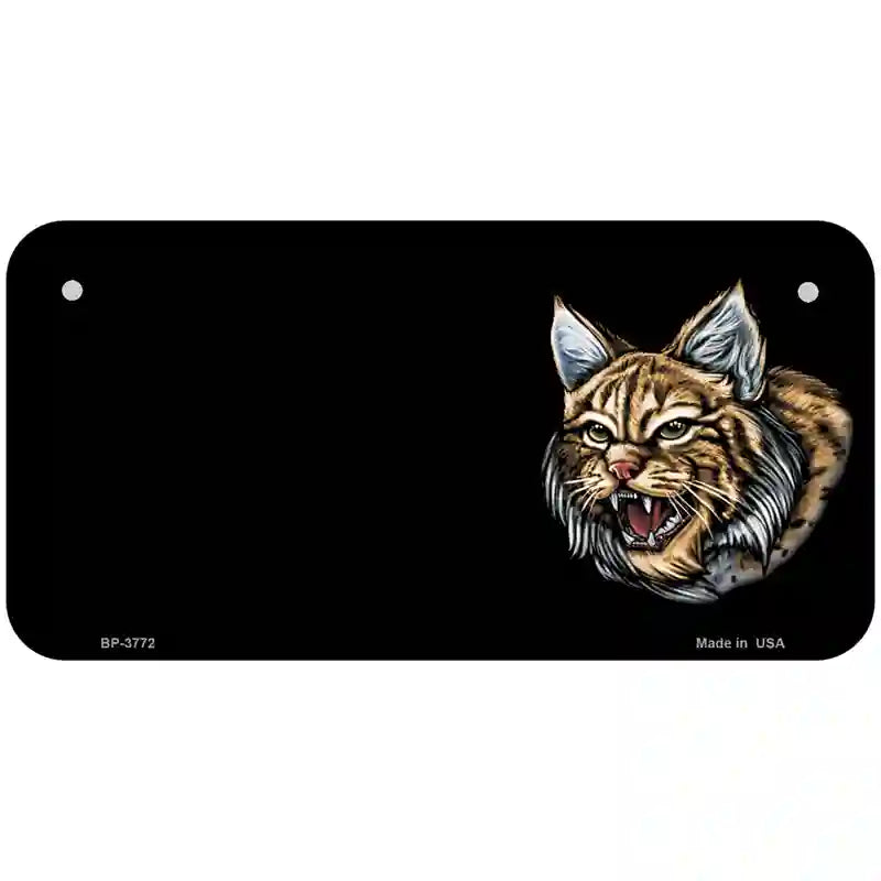 Bobcat Offset Metal Novelty License Plate 6" x 3" (BP)