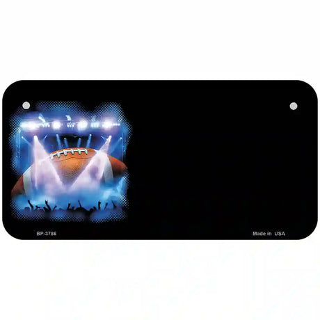 Football Game Offset Metal Novelty License Plate 6" x 3" (BP)