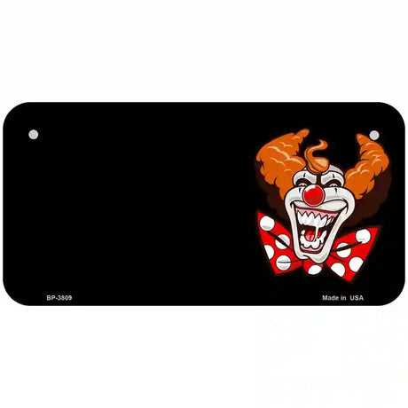 Clown Offset Metal Novelty License Plate 6" x 3" (BP)