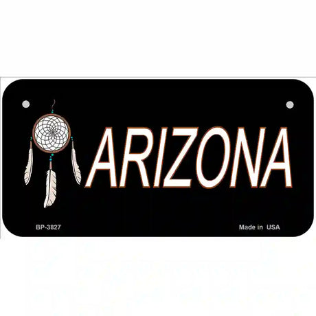 Dreamweaver Offset Arizona Metal Novelty License Plate 6" x 3" (BP)