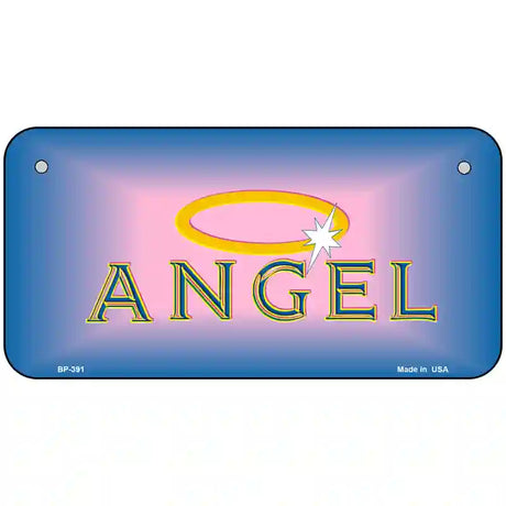 Angel Metal Novelty License Plate 6" x 3" (BP)