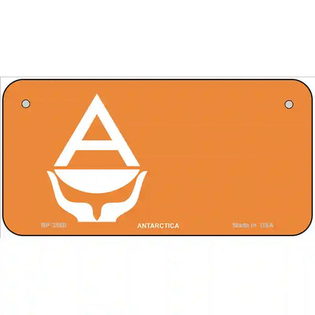 Antarctica Flag Metal Novelty License Plate 6" x 3" (BP)