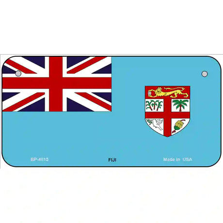 Fiji Flag Metal Novelty License Plate 6" x 3" (BP)