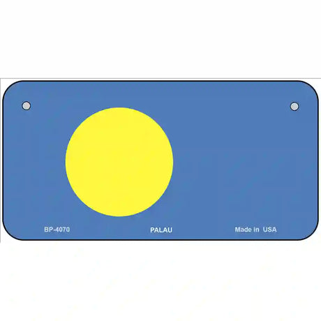 Palau Flag Metal Novelty License Plate 6" x 3" (BP)