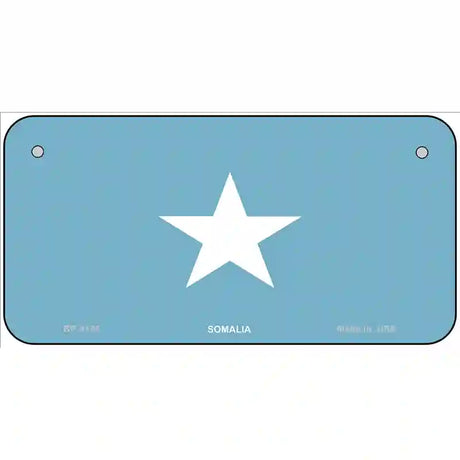 Somalia Flag Metal Novelty License Plate 6" x 3" (BP)