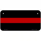 Thin Red Line Fire Metal Novelty License Plate 6" x 3" (BP)