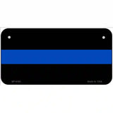 Thin Blue Line Police Metal Novelty License Plate 6" x 3" (BP)