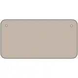 Tan Solid Metal Novelty License Plate 6" x 3" (BP)