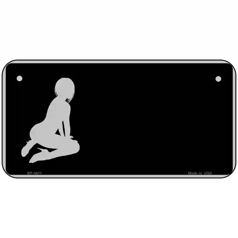 Lap Dancer Offset Metal Novelty License Plate 6" x 3" (BP)