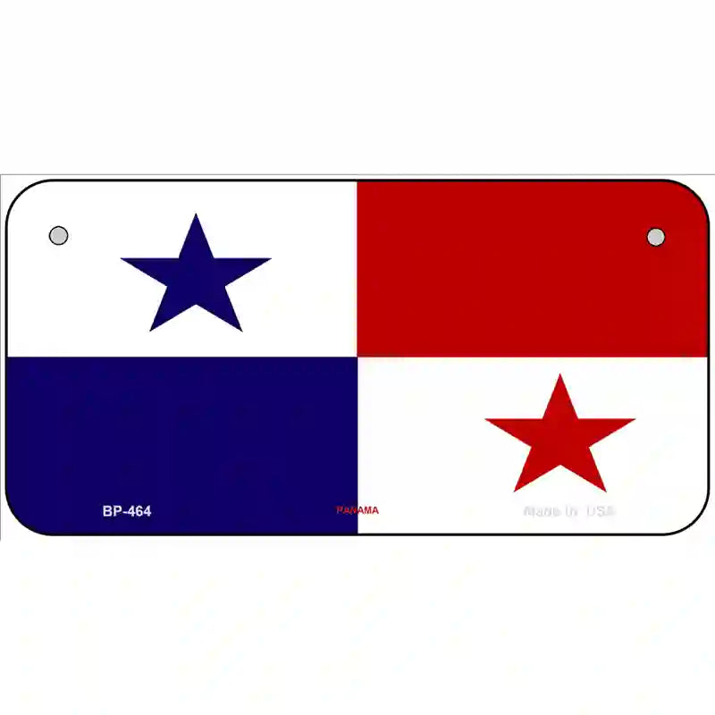 Panama Flag Metal Novelty License Plate 6" x 3" (BP)