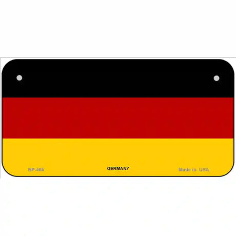 Germany Flag Metal Novelty License Plate 6" x 3" (BP)