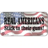 Stick To Their Guns Metal Novelty License Plate 6" x 3" (BP)