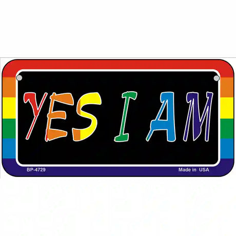 Yes I Am Metal Novelty License Plate 6" x 3" (BP)