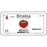 Sinaloa Mexico Novelty Metal License Plate 6" x 3" (BP)