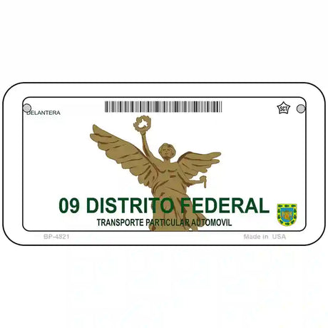 Distrito Federal Mexico Novelty Metal License Plate 6" x 3" (BP)