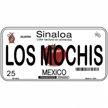 Los Mochis Mexico Novelty Metal License Plate 6" x 3" (BP)