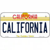 California Novelty Metal License Plate 6" x 3" (BP)