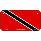 Trinidad Tobago Flag Metal Novelty License Plate 6" x 3" (BP)