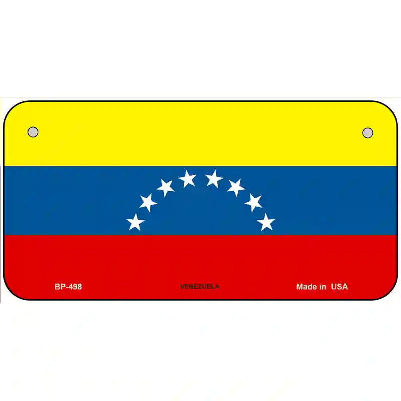 Venezuela Metal Novelty License Plate 6" x 3" (BP)