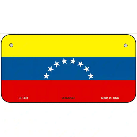 Venezuela Metal Novelty License Plate 6" x 3" (BP)