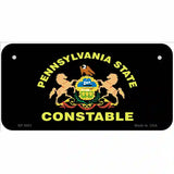 PA Constable Star Seal Metal Novelty License Plate 6" x 3" (BP)