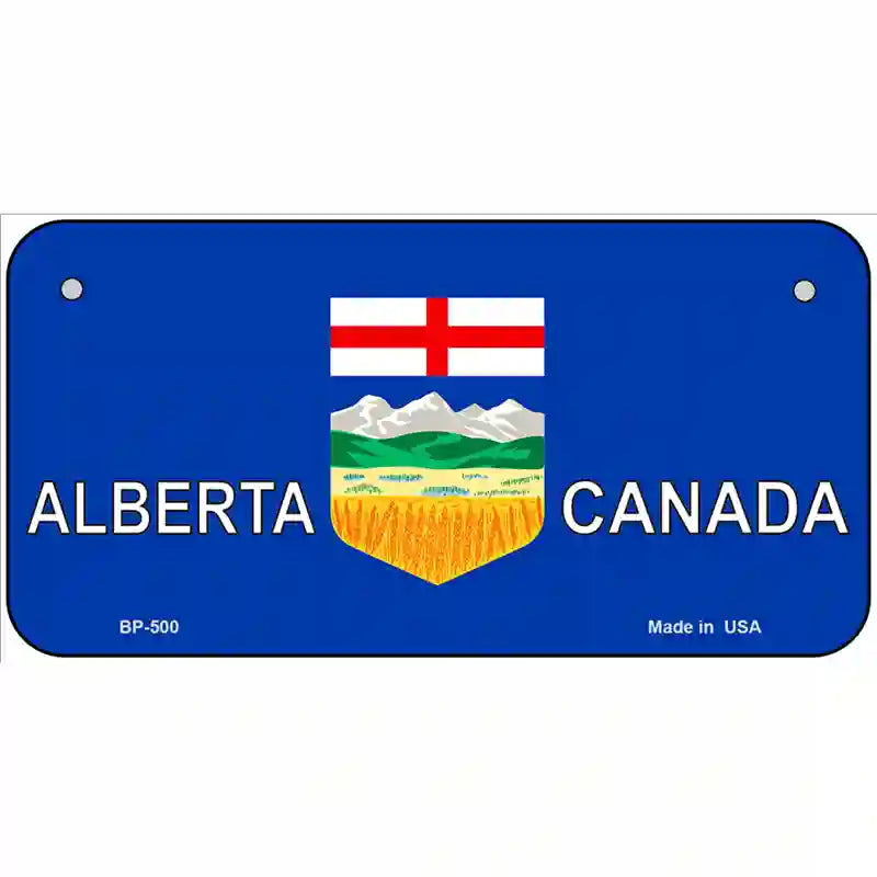 Alberta Canada Metal Novelty License Plate 6" x 3" (BP)