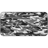 Grey Camouflage Metal Novelty License Plate 6" x 3" (BP)