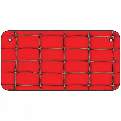 Web Red Metal Novelty License Plate 6" x 3" (BP)