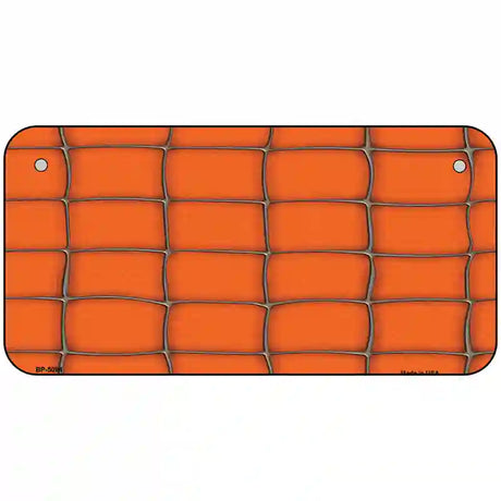 Web Orange Metal Novelty License Plate 6" x 3" (BP)