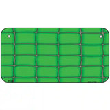 Web Green Metal Novelty License Plate 6" x 3" (BP)