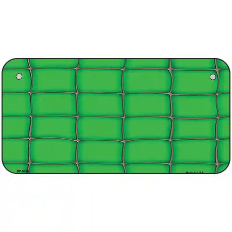 Web Green Metal Novelty License Plate 6" x 3" (BP)