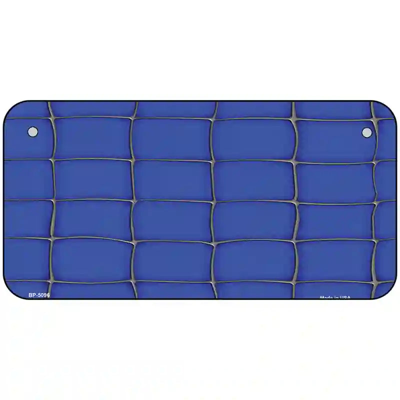 Web Blue Metal Novelty License Plate 6" x 3" (BP)