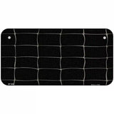 Web Black Metal Novelty License Plate 6" x 3" (BP)