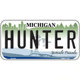 Hunter Michigan State Metal Novelty License Plate 6" x 3" (BP)