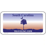 South Carolina Purple Blank Novelty Metal License Plate 6" x 3" (BP)