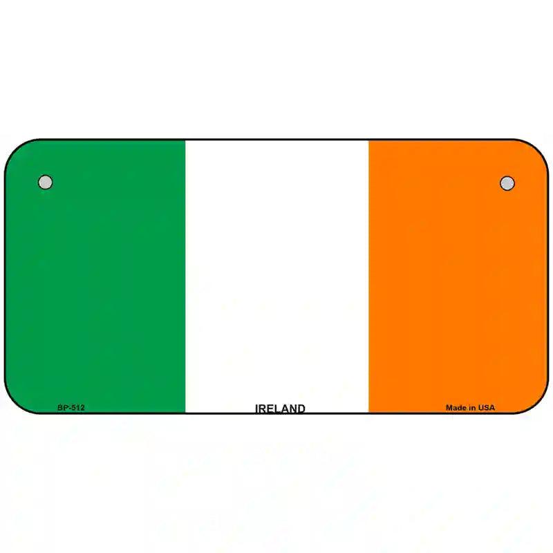 Ireland Flag Metal Novelty License Plate 6" x 3" (BP)