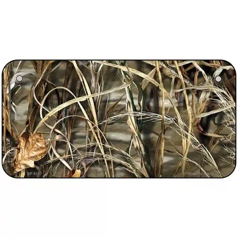 Camo Sticks Metal Novelty License Plate 6" x 3" (BP)