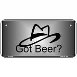 Got Beer Novelty Metal License Plate 6" x 3" (BP)