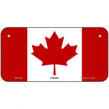 Canadian Flag Metal Novelty License Plate 6" x 3" (BP)