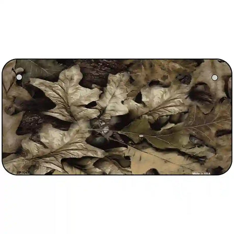 Leaf Camouflage Metal Novelty License Plate LP-5267 6" x 3" (BP)