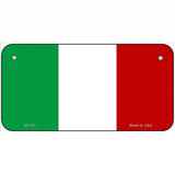 Italy Flag Metal Novelty License Plate 6" x 3" (BP)